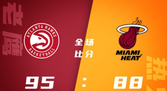 NBA夏联-老鹰95-88力克热火 马丁21+6 布朗18+5 J-斯玛特19分