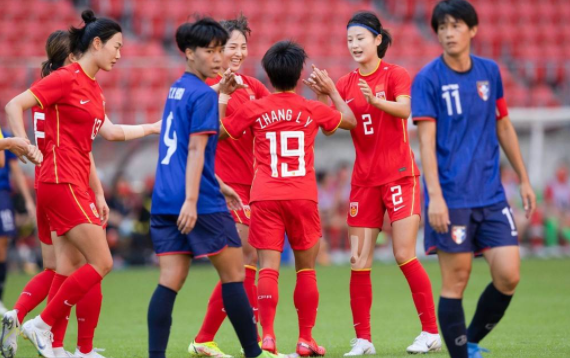 东亚杯-中国女足2-0中国台北 张琳艳建功姚伟造乌龙