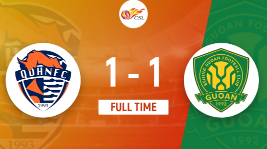 中超-国安1-1战平青岛海牛 曹永竞破门于大宝半场染红 中超-国安1-1战平青岛海牛 曹永竞破门于大宝半场染红