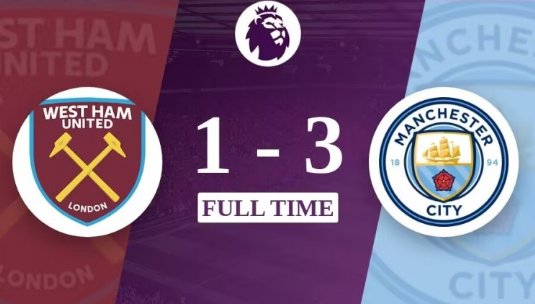 英超-西汉姆联1-3不敌曼城,哈兰德连场上演帽子戏法 英超-西汉姆联1-3不敌曼城,哈兰德连场上演帽子戏法