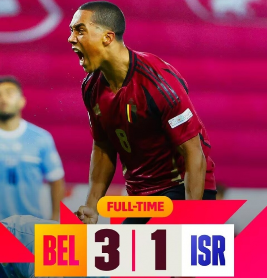欧国联-比利时3-1以色列迎开门红 德布劳内双响奥蓬达助攻+造点