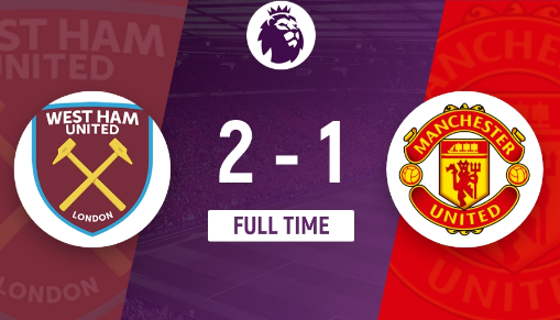 英超-曼联1-2不敌西汉姆降至第14 达洛特失空门德里赫特送点 英超-曼联1-2不敌西汉姆降至第14 达洛特失空门德里赫特送点