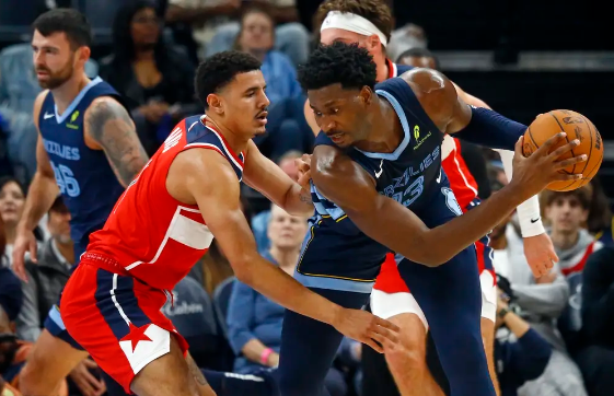 小贾伦39+6 双枪缺战 河村3分2板1助 灰熊送奇才3连败