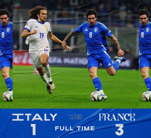 欧国联-法国3-1意大利头名晋级 拉比奥特头球双响迪涅助攻+造乌龙