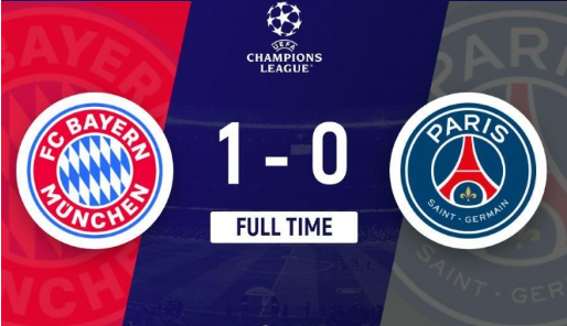 欧冠-登贝莱染红!拜仁1-0小胜十人巴黎 金玟哉头球制胜穆西亚拉中框 欧冠-登贝莱染红!拜仁1-0小胜十人巴黎 金玟哉头球制胜穆西亚拉中框