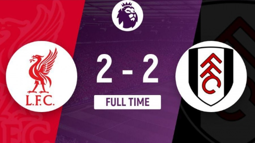 英超-利物浦主场2-2战平富勒姆 罗伯逊染红若塔加克波破门 英超-利物浦主场2-2战平富勒姆 罗伯逊染红若塔加克波破门