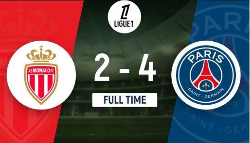 法甲-巴黎4-2摩纳哥 登贝莱双响 多纳鲁马遭鞋钉踹脸破相伤退 法甲-巴黎4-2摩纳哥 登贝莱双响 多纳鲁马遭鞋钉踹脸破相伤退