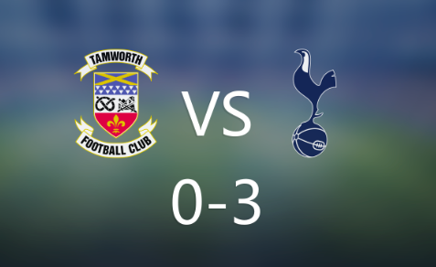 足总杯-热刺加时3-0完胜塔姆沃思，索兰克造乌龙，库卢破门