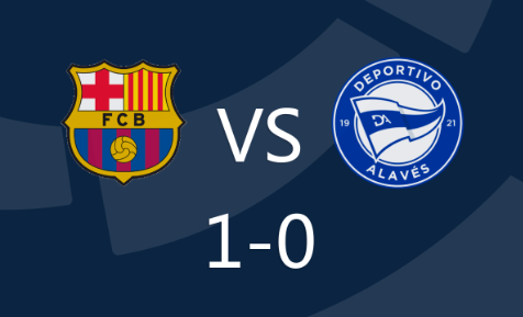 西甲-巴萨1-0战胜阿拉维斯,莱万破门,加比伤退 西甲-巴萨1-0战胜阿拉维斯,莱万破门,加比伤退