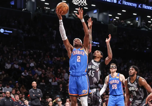 亚历山大27+6 霍姆格伦22+17 夏普25+15 雷霆4人20+逆转篮网