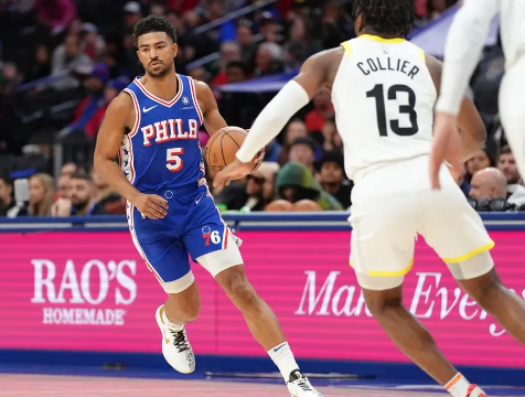 格莱姆斯25+6 沃克25+11+5 小乔治25+6 76人力克爵士