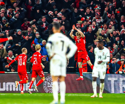 欧国联-丹麦1-0葡萄牙占先机 霍伊伦破门