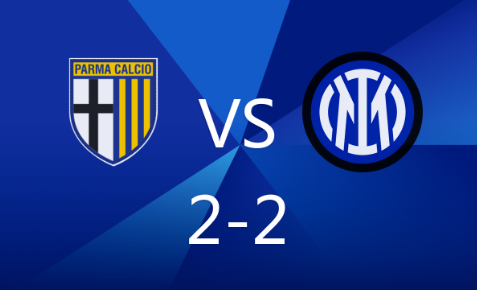 意甲-帕尔马2-2战平国米，达米安破门，小图拉姆建功