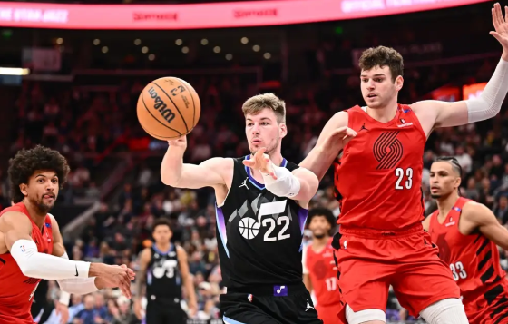 菲利波夫斯基30+18 夏普37+7 爵士加时力克开拓者终结9连败