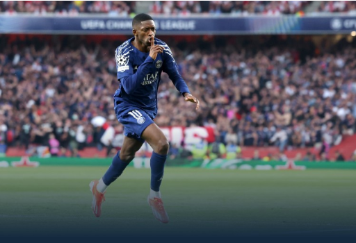 欧冠-阿森纳0-1巴黎 登贝莱闪击+伤退 多纳鲁马两扑单刀 梅里诺破门被吹 欧冠-阿森纳0-1巴黎 登贝莱闪击+伤退 多纳鲁马两扑单刀 梅里诺破门被吹