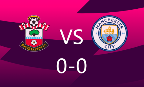 英超-南安普顿0-0战平曼城,B席、德布劳内造险 英超-南安普顿0-0战平曼城,B席、德布劳内造险