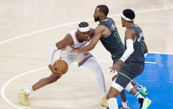 亚历山大31+9 华子末节挂蛋 森林狼替补41中9 雷霆擒狼比分1-0